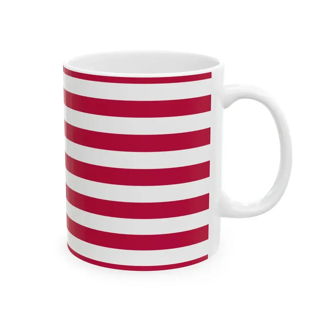 Flag of the United States Texas Color Standard (United States) White Coffee Mug - Go Mug Yourself