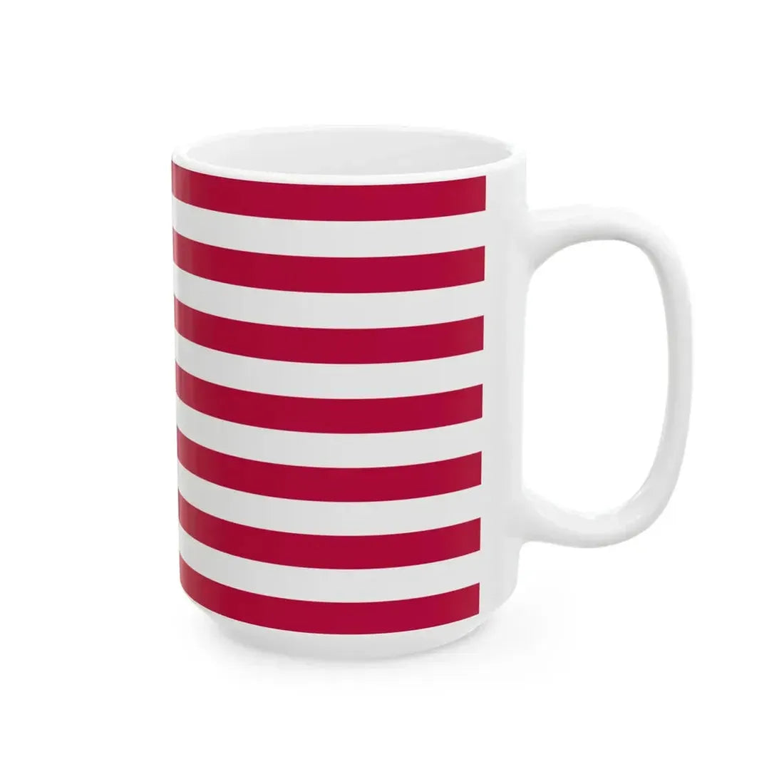 Flag of the United States Texas Color Standard (United States) White Coffee Mug - Go Mug Yourself