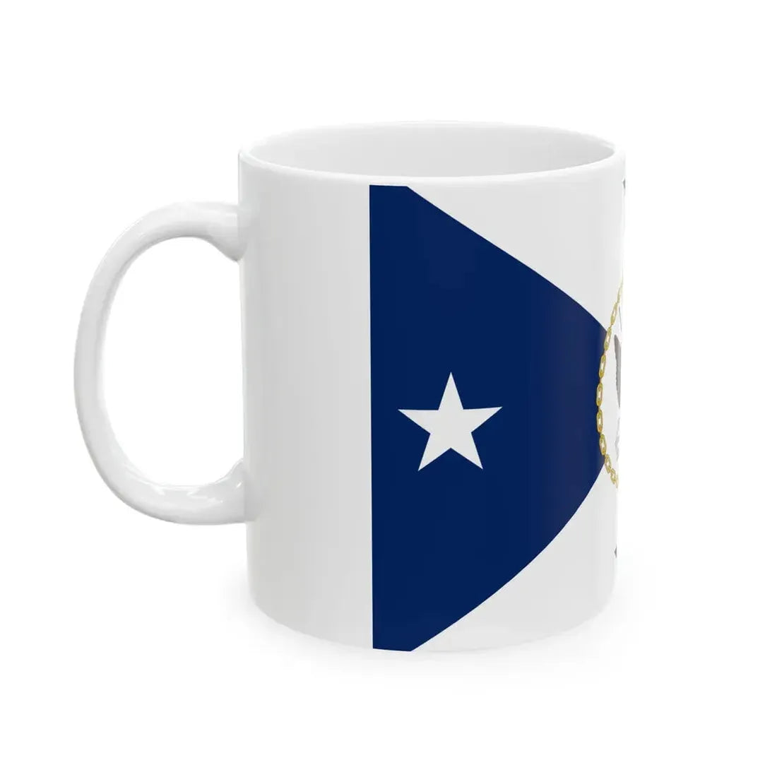 Flag of the United States Vice Chief of Naval Operations (United States) White Coffee Mug - Go Mug Yourself