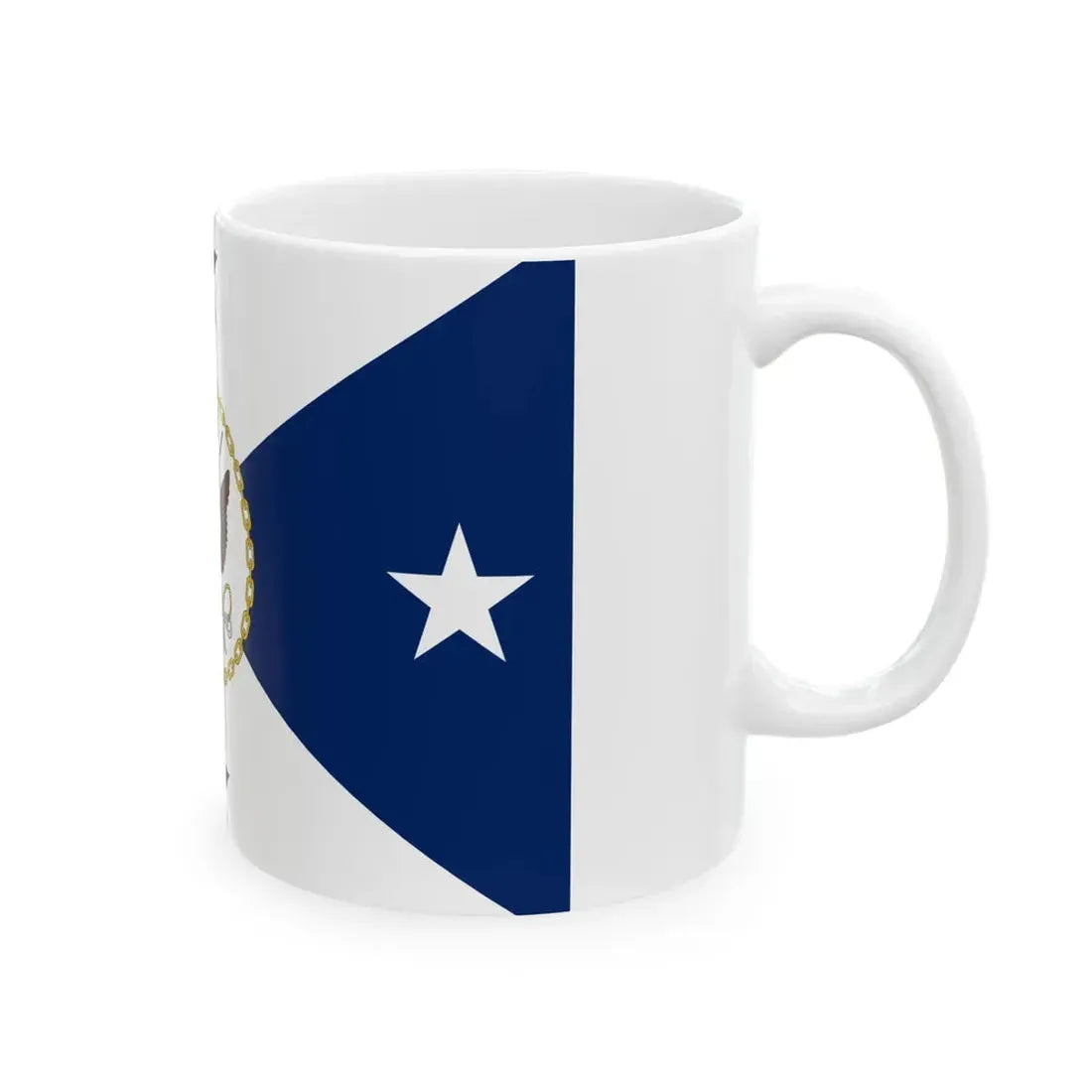 Flag of the United States Vice Chief of Naval Operations (United States) White Coffee Mug - Go Mug Yourself