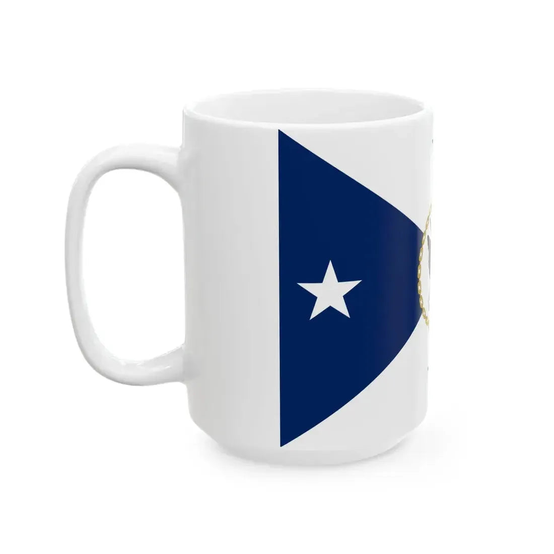 Flag of the United States Vice Chief of Naval Operations (United States) White Coffee Mug - Go Mug Yourself