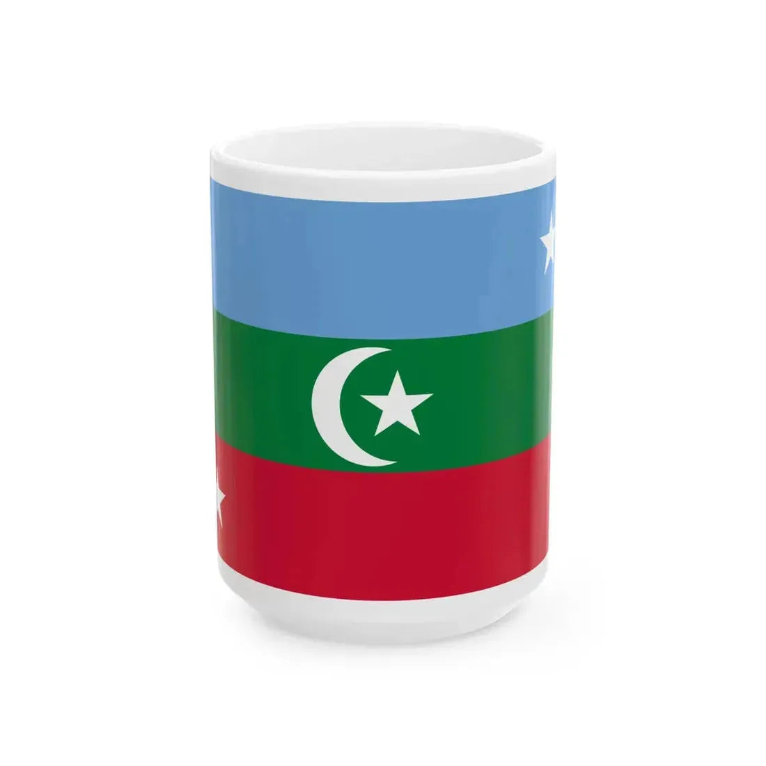 Flag of the United Suvadive Republic (Maldives) White Coffee Mug 15oz - Go Mug Yourself