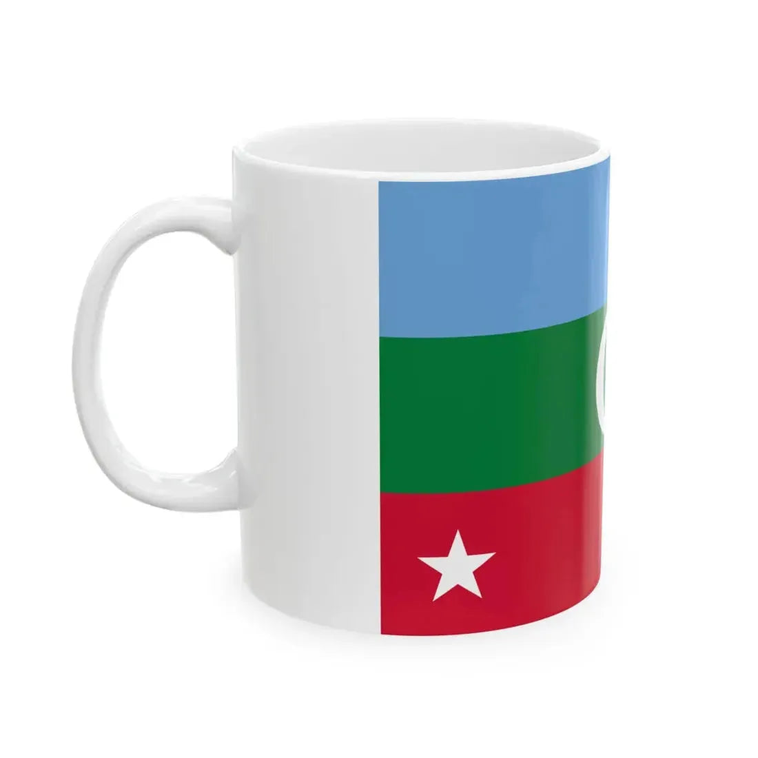 Flag of the United Suvadive Republic (Maldives) White Coffee Mug - Go Mug Yourself