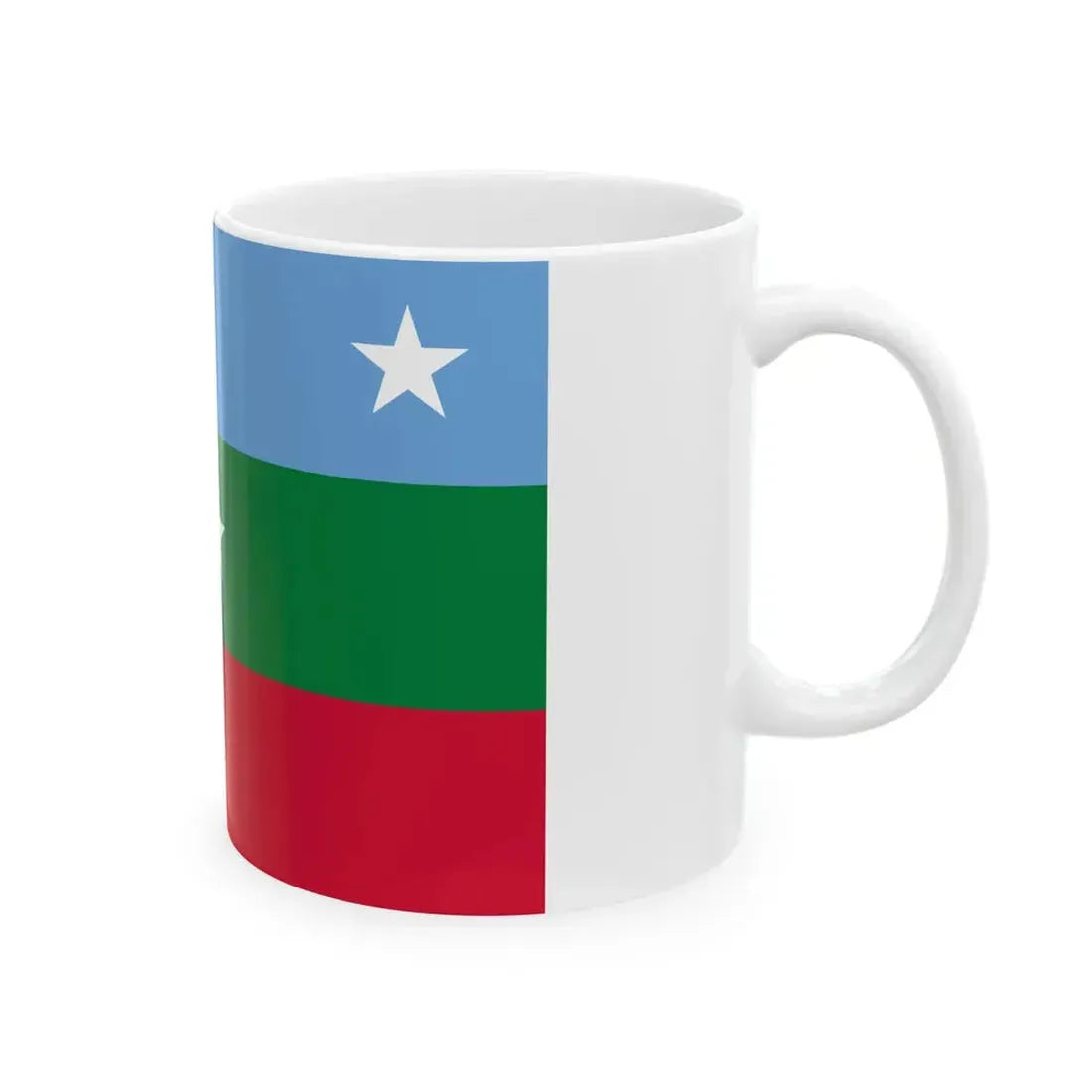 Flag of the United Suvadive Republic (Maldives) White Coffee Mug - Go Mug Yourself