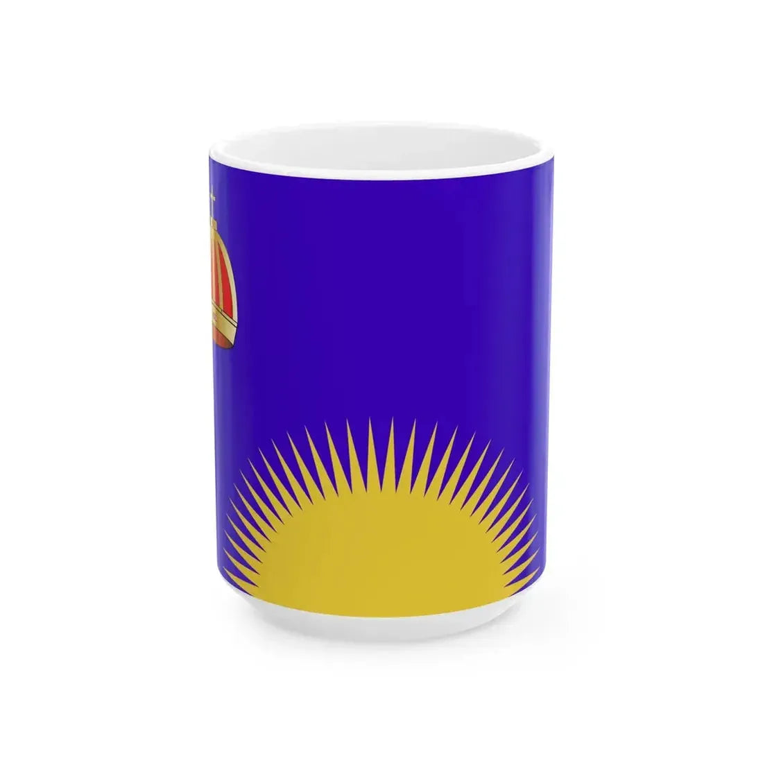 Flag of the United Tribes of Fiji 1867-1869 (Fiji) White Coffee Mug 15oz - Go Mug Yourself