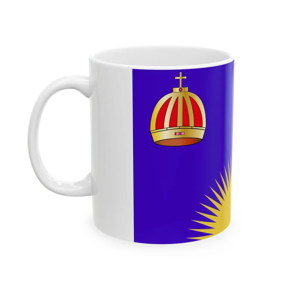 Flag of the United Tribes of Fiji 1867-1869 (Fiji) White Coffee Mug - Go Mug Yourself