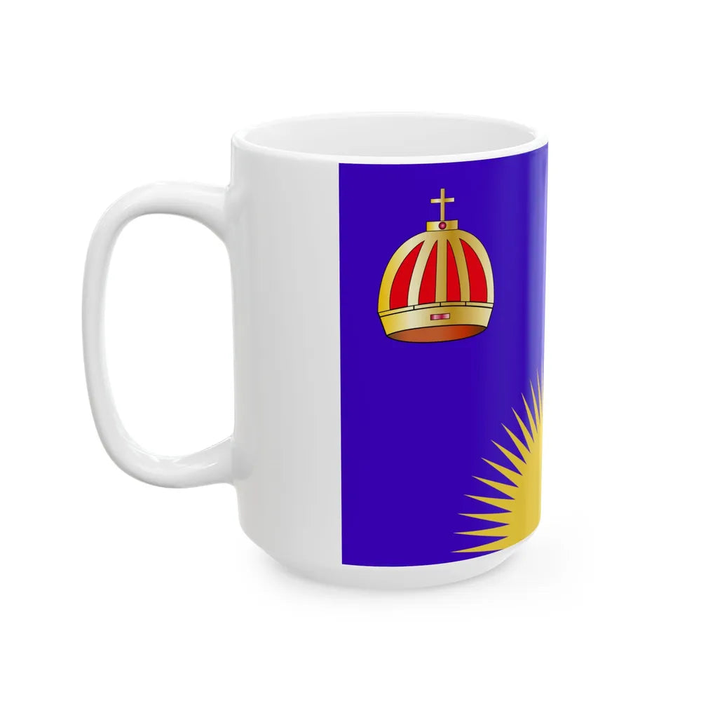 Flag of the United Tribes of Fiji 1867-1869 (Fiji) White Coffee Mug - Go Mug Yourself