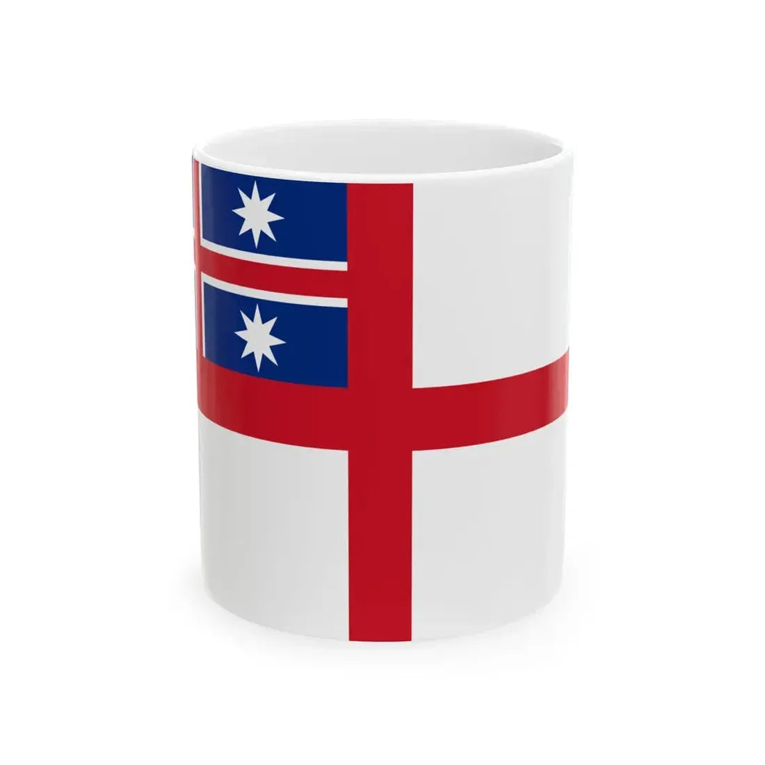 Flag of the United Tribes of New Zealand (New Zealand) White Coffee Mug 11oz - Go Mug Yourself