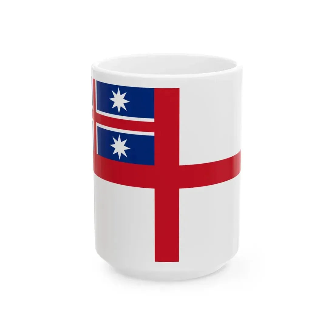 Flag of the United Tribes of New Zealand (New Zealand) White Coffee Mug 15oz - Go Mug Yourself