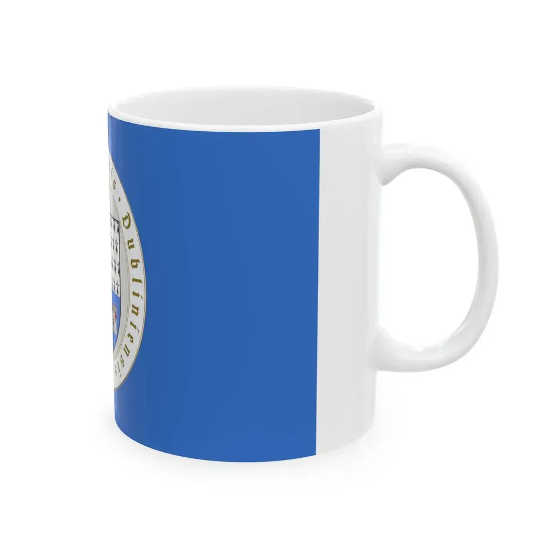 Flag of the University of Dublin (Ireland) White Coffee Mug - Go Mug Yourself