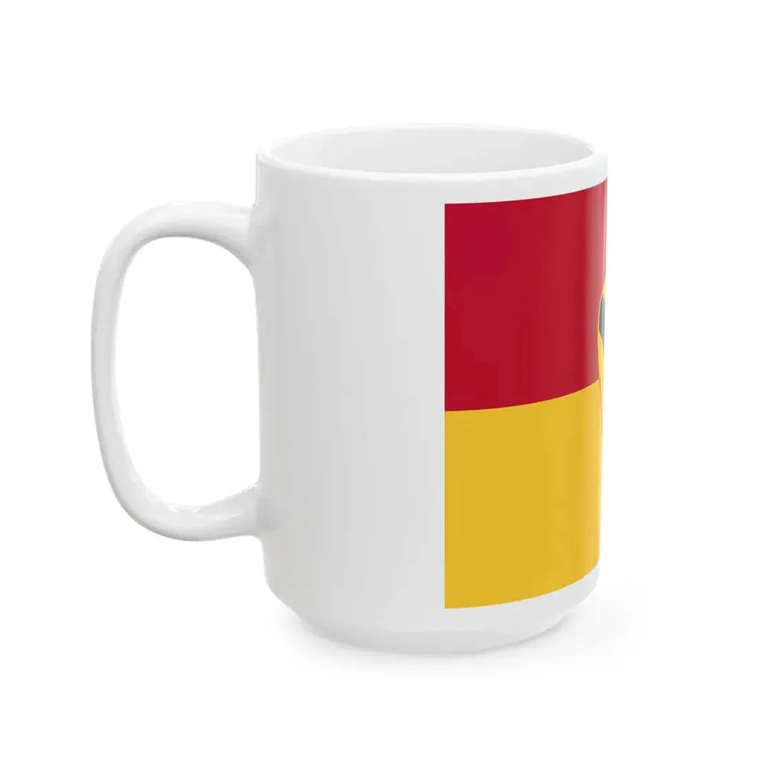 Flag of the U.S. Army 1st Cavalry Division (United States) White Coffee Mug - Go Mug Yourself