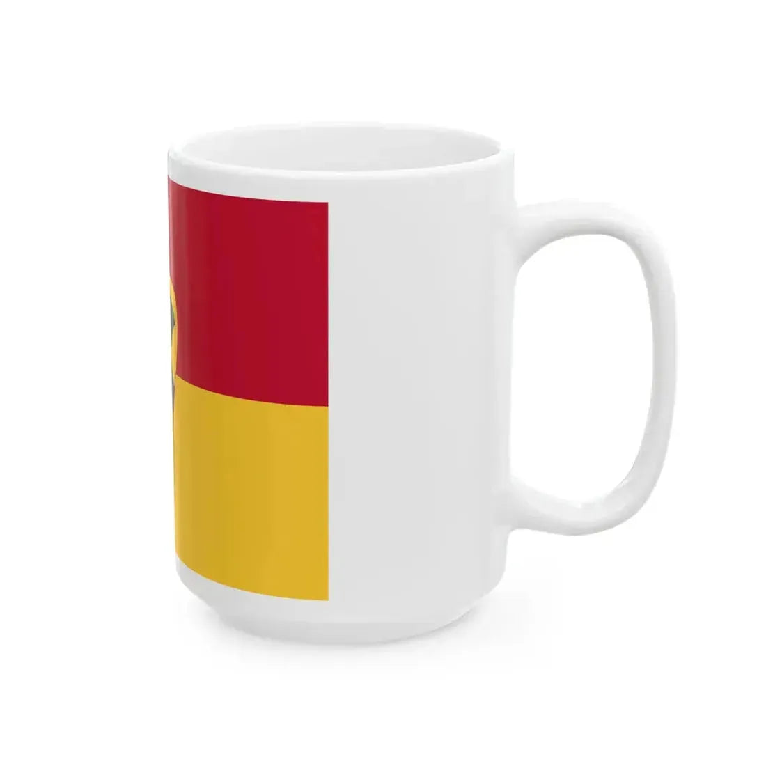 Flag of the U.S. Army 1st Cavalry Division (United States) White Coffee Mug - Go Mug Yourself