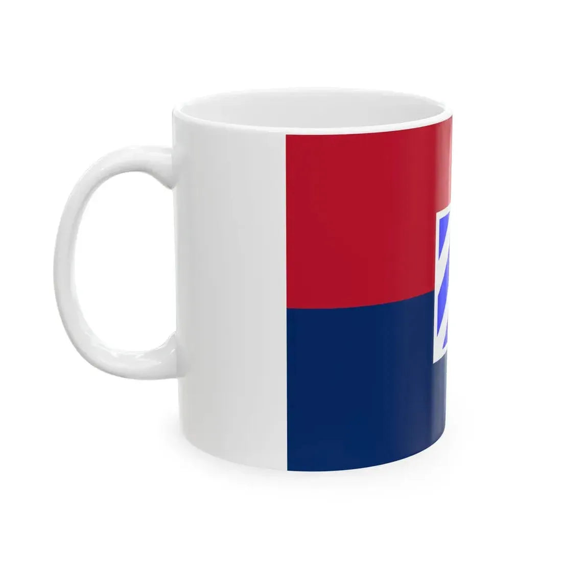 Flag of the U.S. Army 3rd Infantry Division (United States) White Coffee Mug - Go Mug Yourself