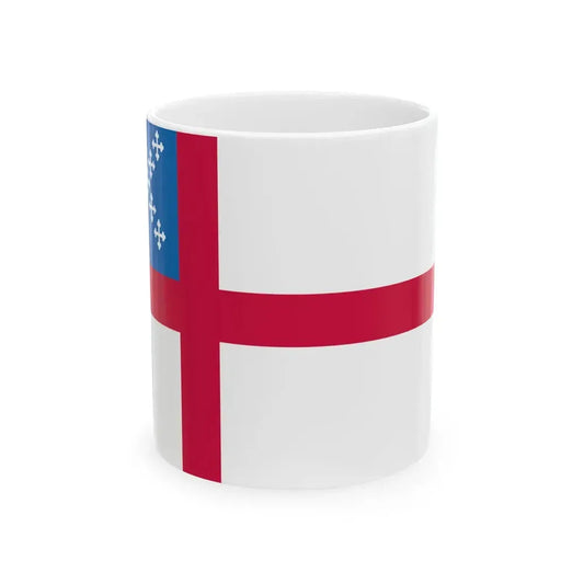 Flag of the US Episcopal Church (United States) White Coffee Mug 11oz - Go Mug Yourself
