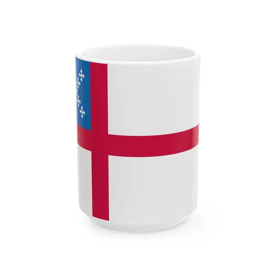 Flag of the US Episcopal Church (United States) White Coffee Mug 15oz - Go Mug Yourself