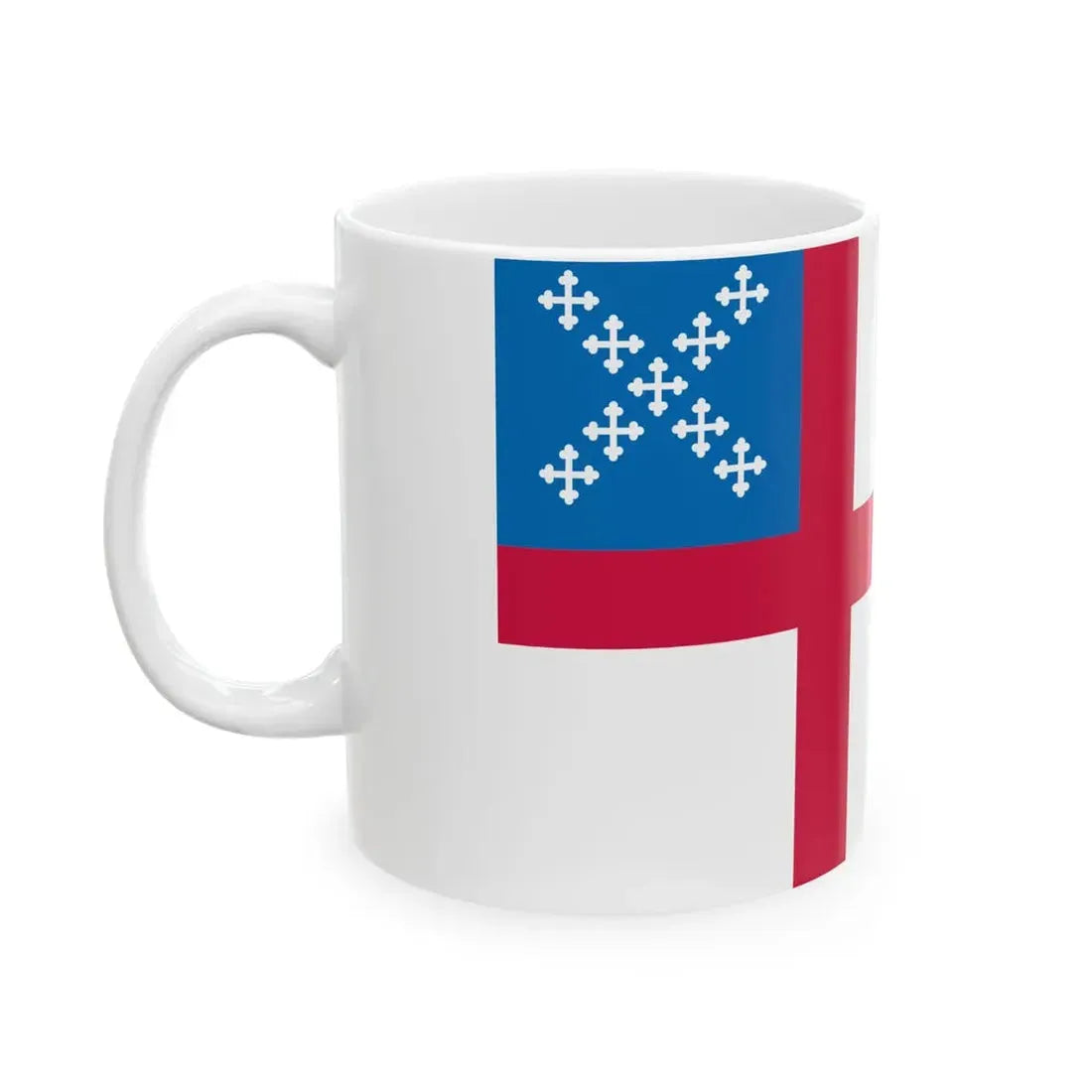 Flag of the US Episcopal Church (United States) White Coffee Mug - Go Mug Yourself