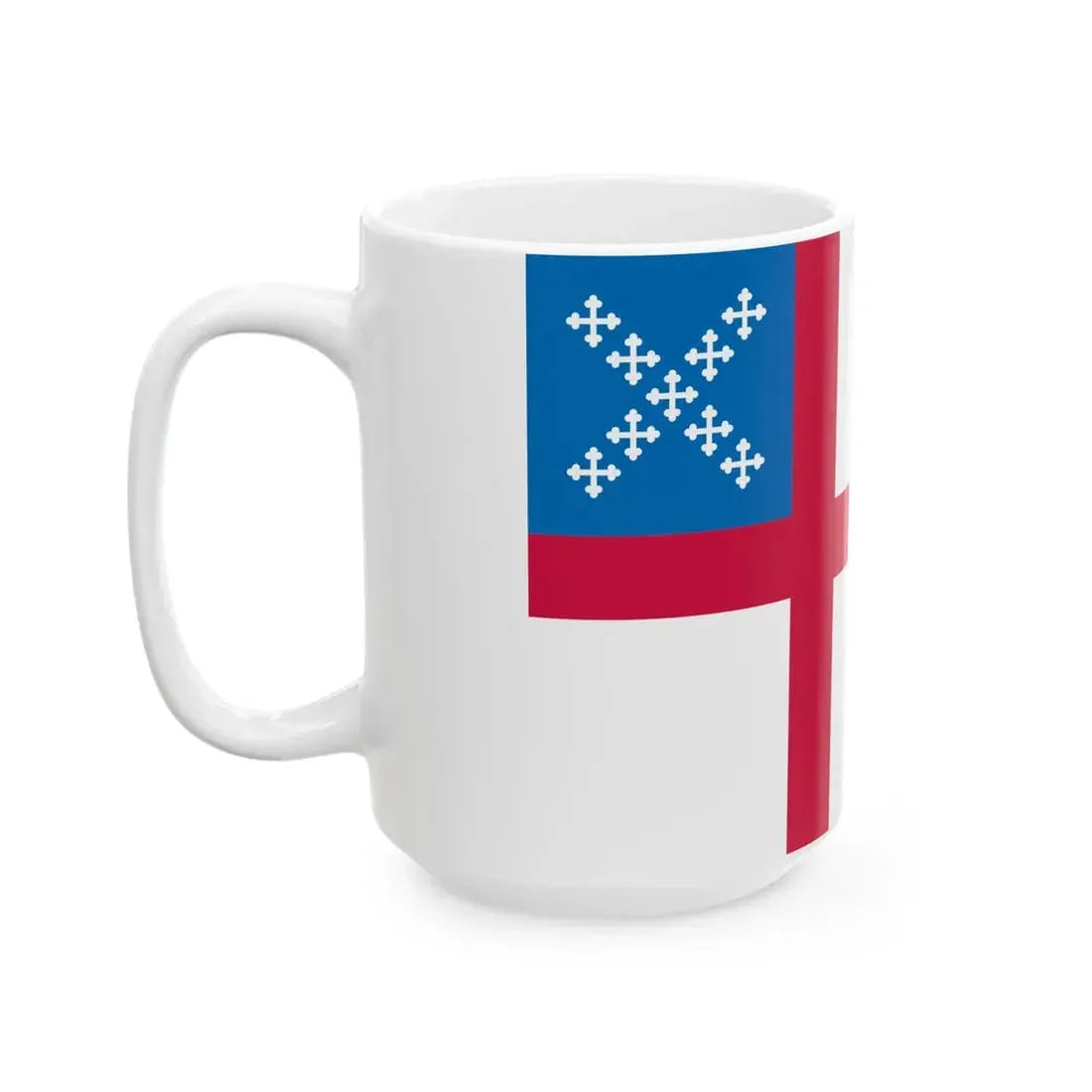 Flag of the US Episcopal Church (United States) White Coffee Mug - Go Mug Yourself
