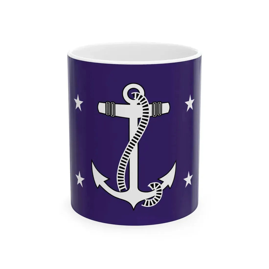 Flag of the US Secretary of the Navy (United States) White Coffee Mug 11oz - Go Mug Yourself