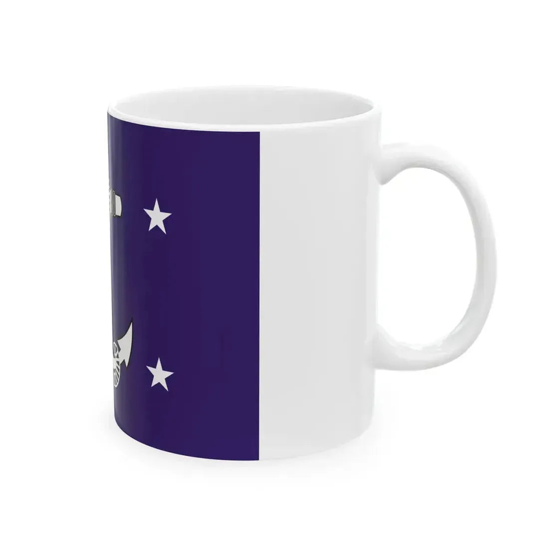 Flag of the US Secretary of the Navy (United States) White Coffee Mug - Go Mug Yourself