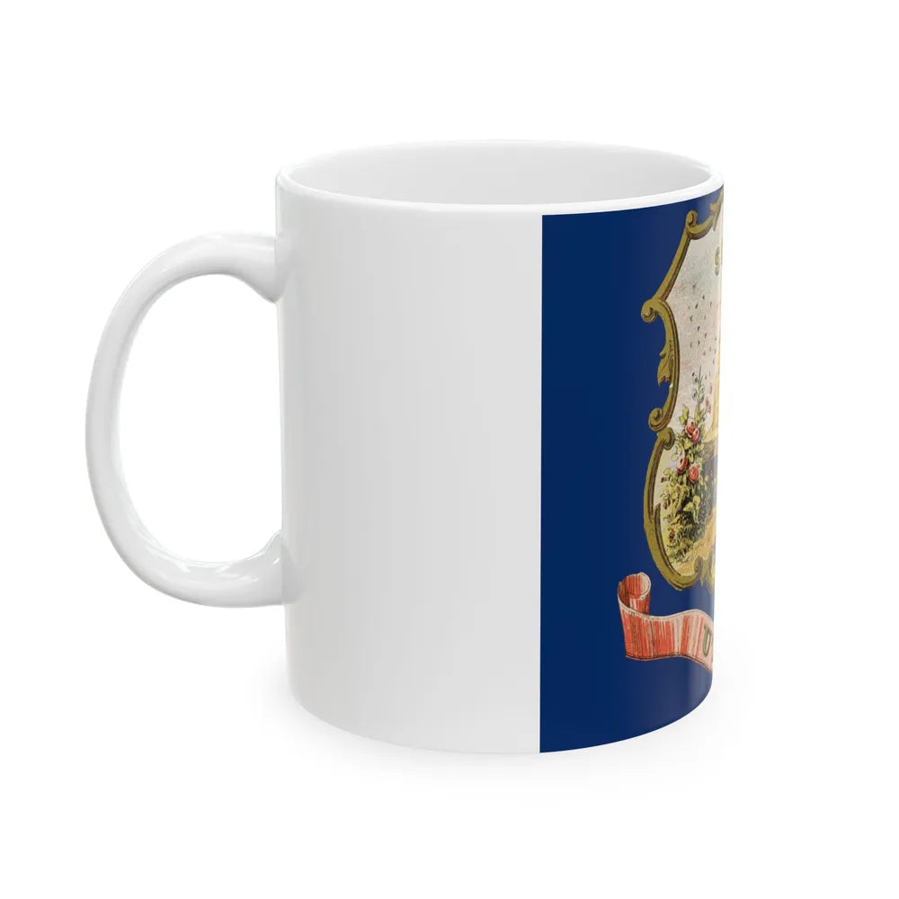 Flag of the Utah Territory (United States) White Coffee Mug - Go Mug Yourself