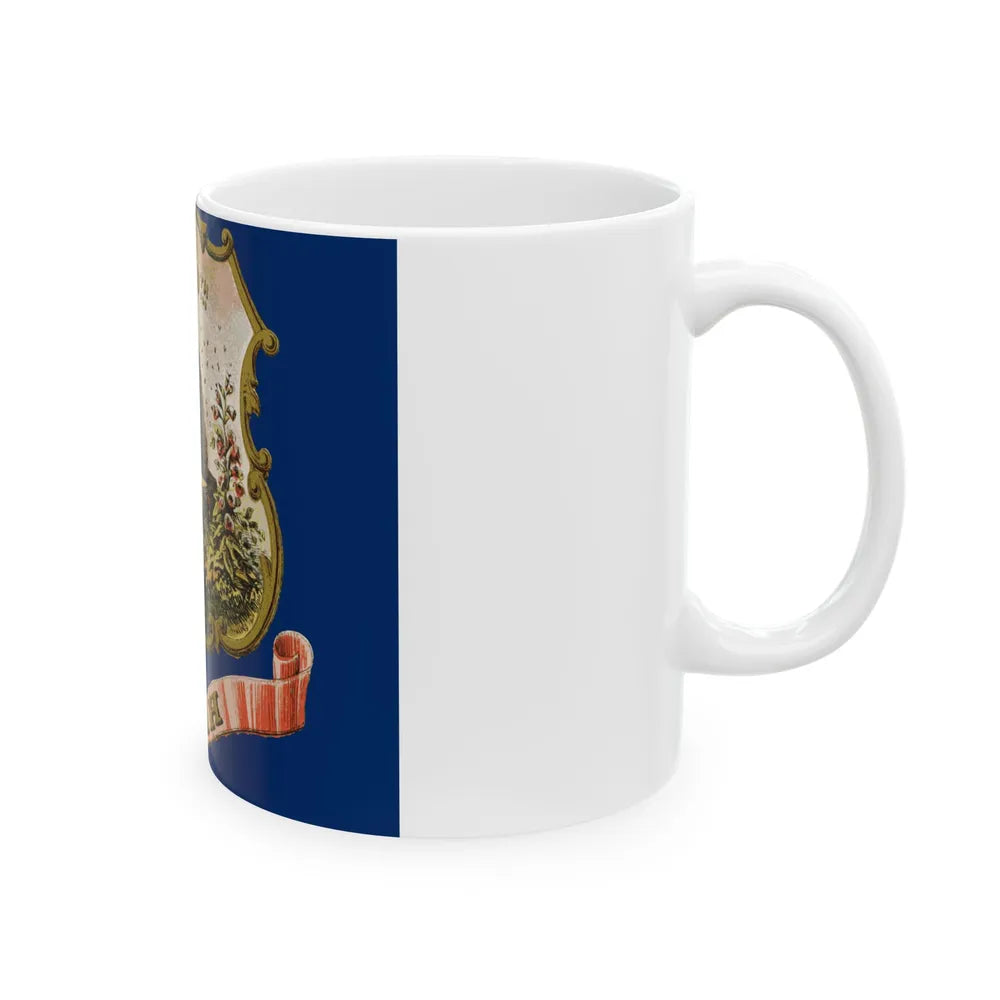 Flag of the Utah Territory (United States) White Coffee Mug - Go Mug Yourself