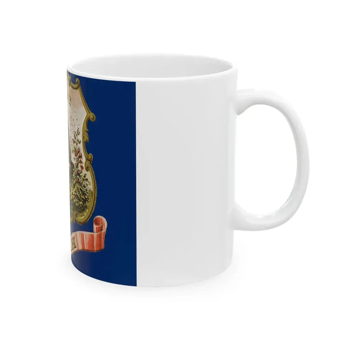 Flag of the Utah Territory (United States) White Coffee Mug - Go Mug Yourself