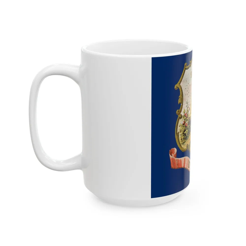 Flag of the Utah Territory (United States) White Coffee Mug - Go Mug Yourself