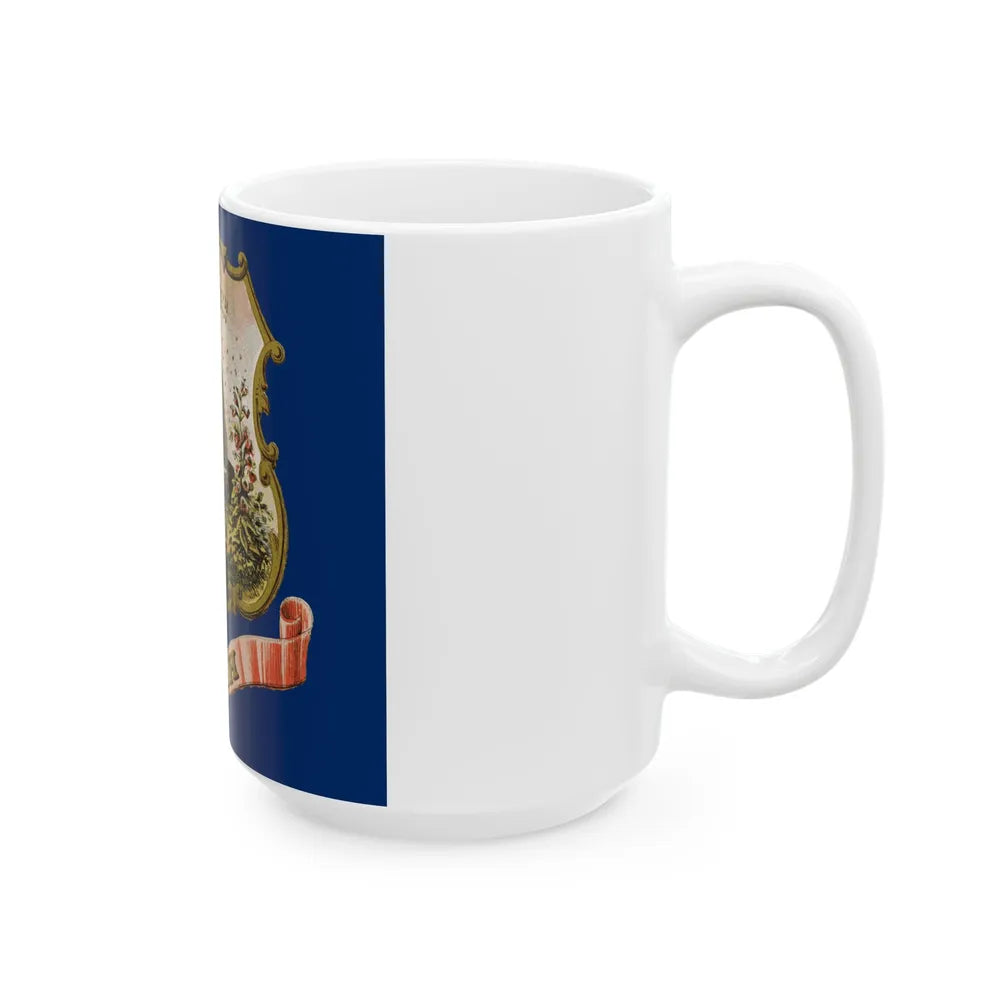 Flag of the Utah Territory (United States) White Coffee Mug - Go Mug Yourself