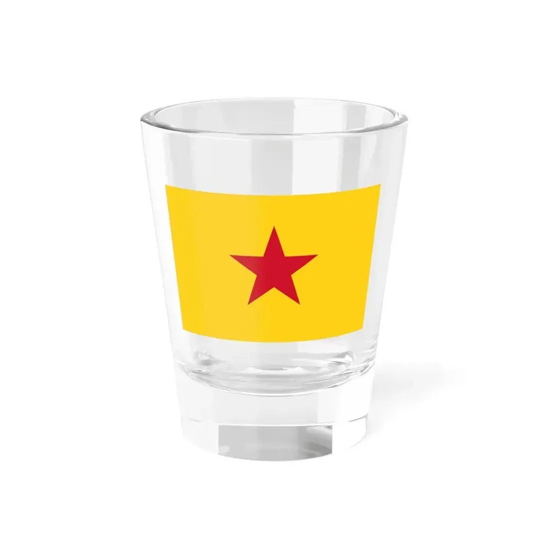 Flag of the Vanguard Youth of Vietnam (Vietnam) Shot Glass 1.5oz 1.5oz - Go Mug Yourself