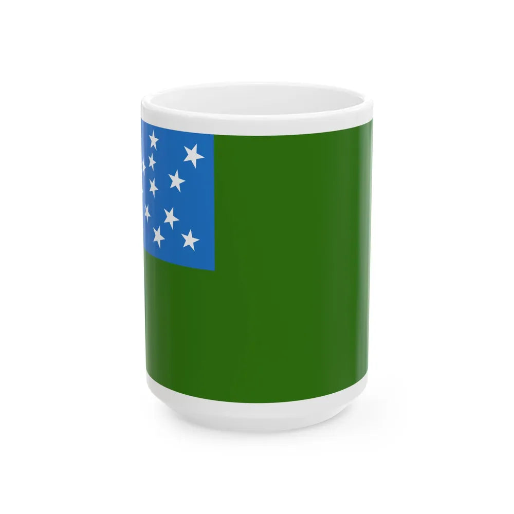 Flag of the Vermont Republic (United States) White Coffee Mug 15oz - Go Mug Yourself