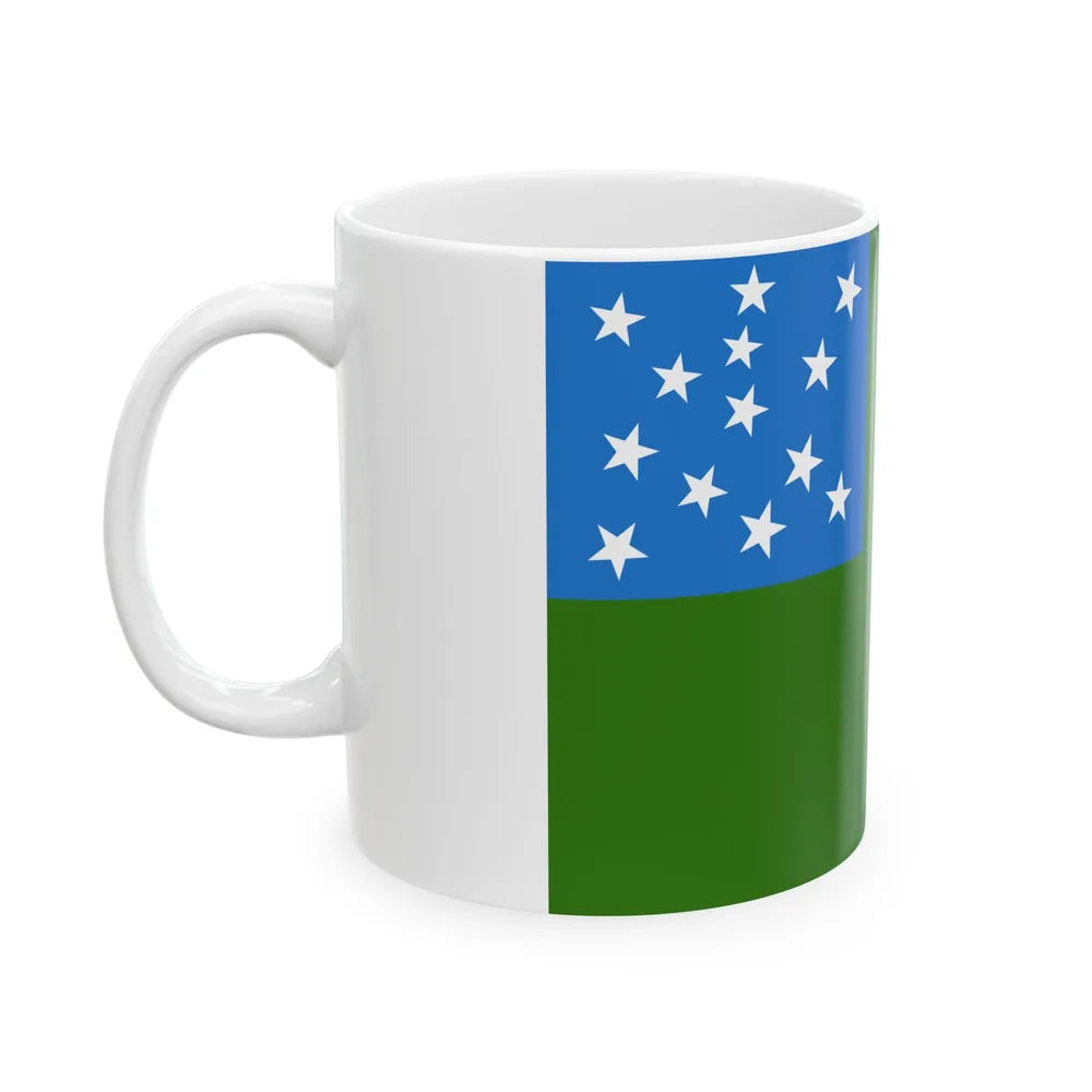 Flag of the Vermont Republic (United States) White Coffee Mug - Go Mug Yourself