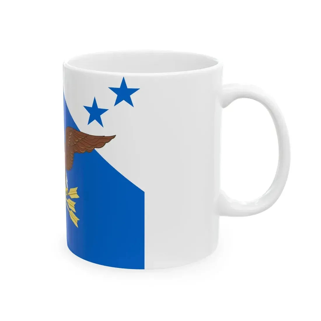 Flag of the Vice Chairman of the Joint Chiefs of Staff (United States) White Coffee Mug - Go Mug Yourself