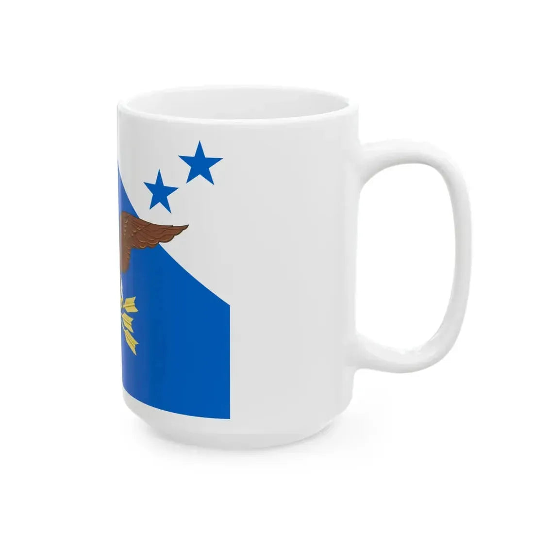 Flag of the Vice Chairman of the Joint Chiefs of Staff (United States) White Coffee Mug - Go Mug Yourself