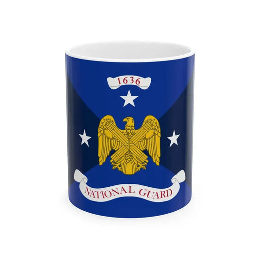 Flag of the Vice Chief of the National Guard Bureau (United States) White Coffee Mug 11oz - Go Mug Yourself