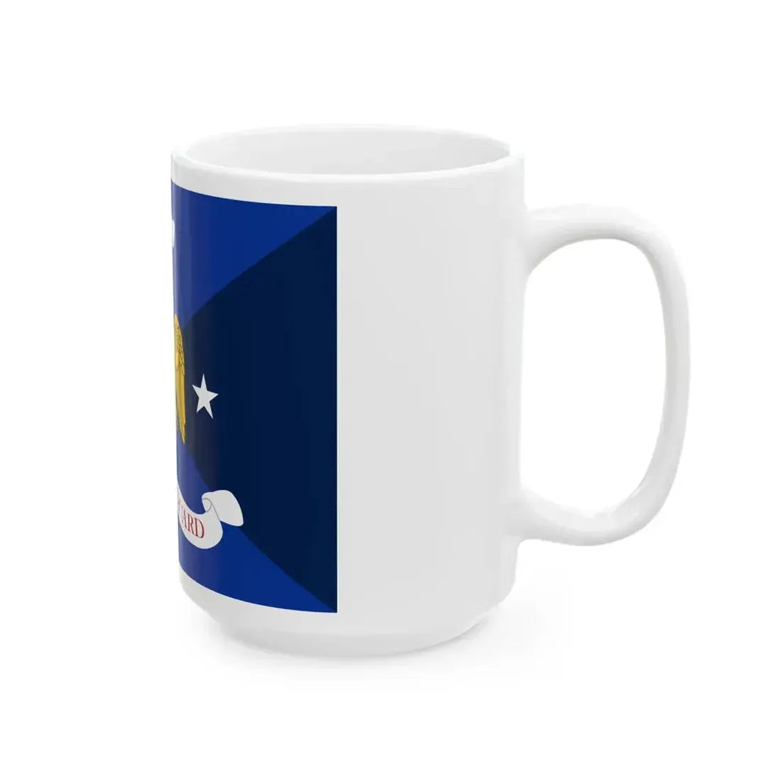 Flag of the Vice Chief of the National Guard Bureau (United States) White Coffee Mug - Go Mug Yourself