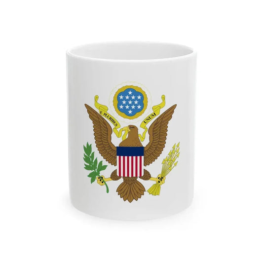 Flag of the Vice President of the United States 1915 unofficial (United States) White Coffee Mug 11oz - Go Mug Yourself