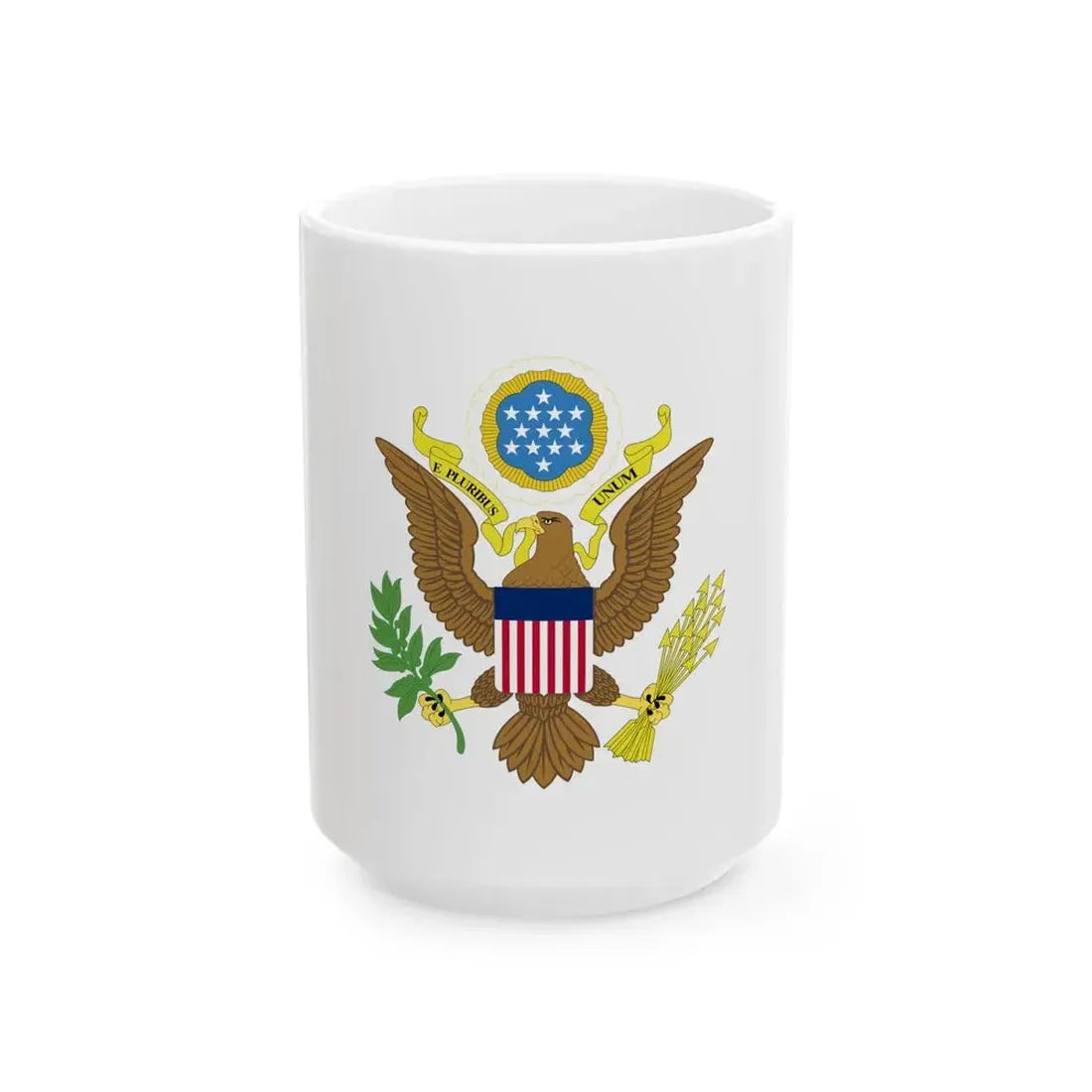 Flag of the Vice President of the United States 1915 unofficial (United States) White Coffee Mug 15oz - Go Mug Yourself