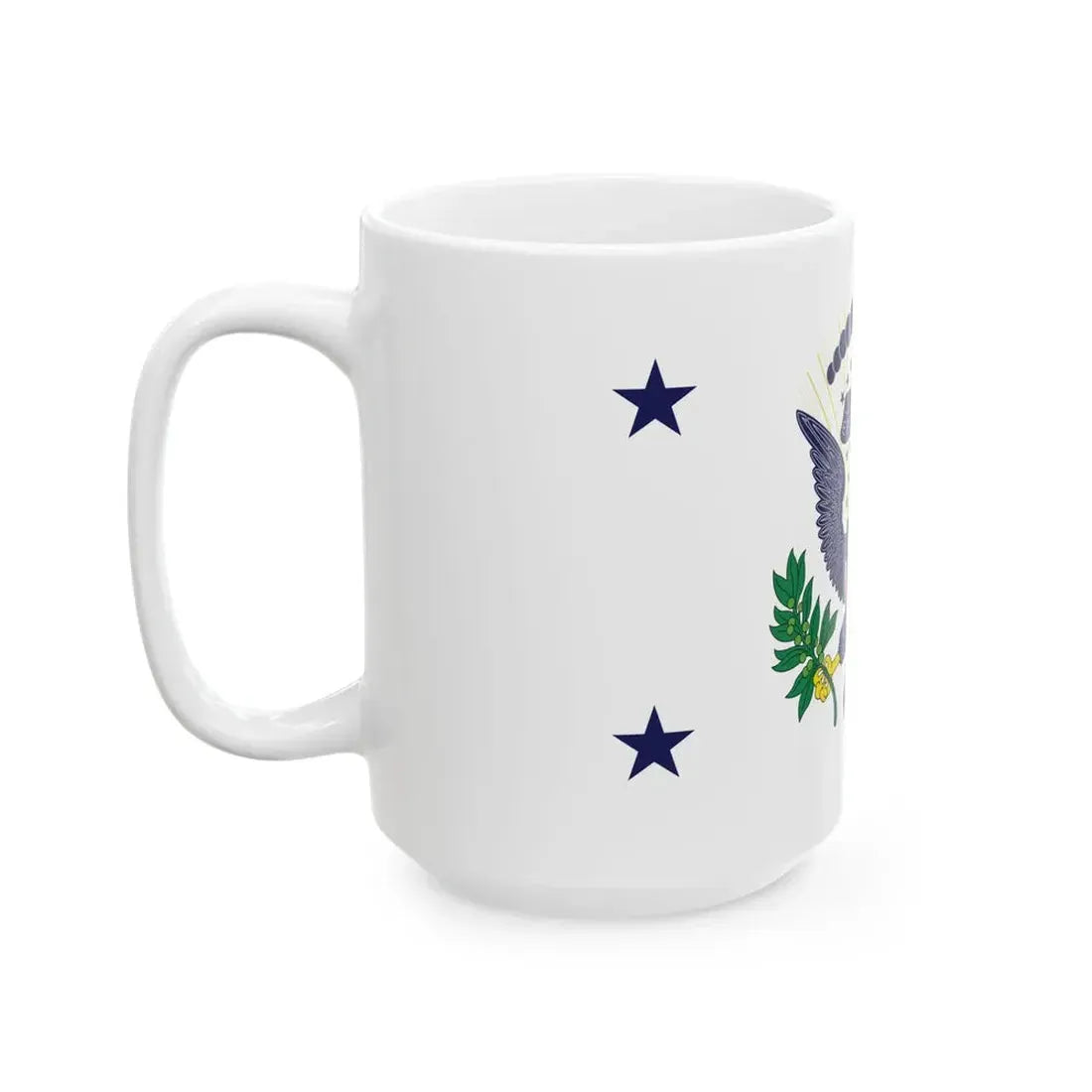 Flag of the Vice President of the United States 1936-1948 (United States) White Coffee Mug - Go Mug Yourself