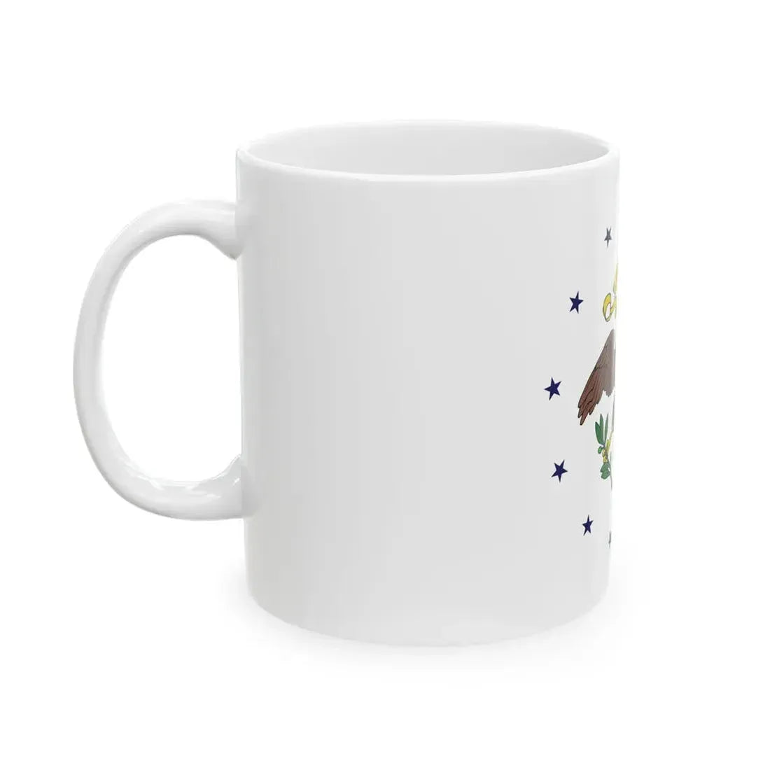 Flag of the Vice President of the United States 1948-1975 (United States) White Coffee Mug - Go Mug Yourself
