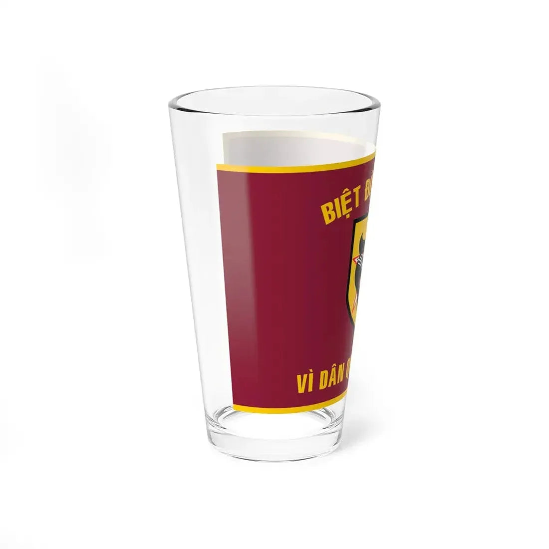Flag of the Vietnamese Rangers (Vietnam) Pint Glass 16oz - Go Mug Yourself
