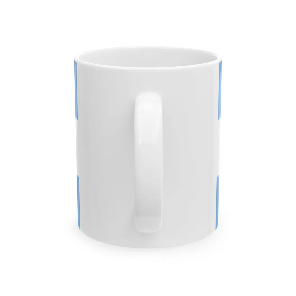Flag of the Welsh colony in Patagonia (Argentina) White Coffee Mug - Go Mug Yourself