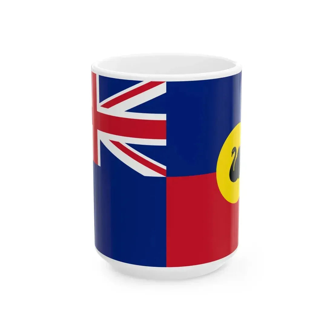 Flag of the Western Australia Fire and Rescue Service (Australia) White Coffee Mug 15oz - Go Mug Yourself