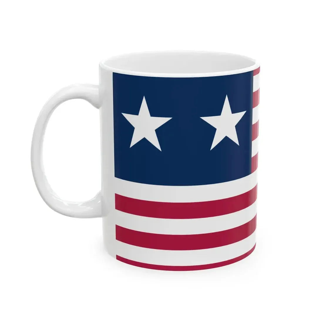 Flag of the Western Forces (United States) White Coffee Mug - Go Mug Yourself