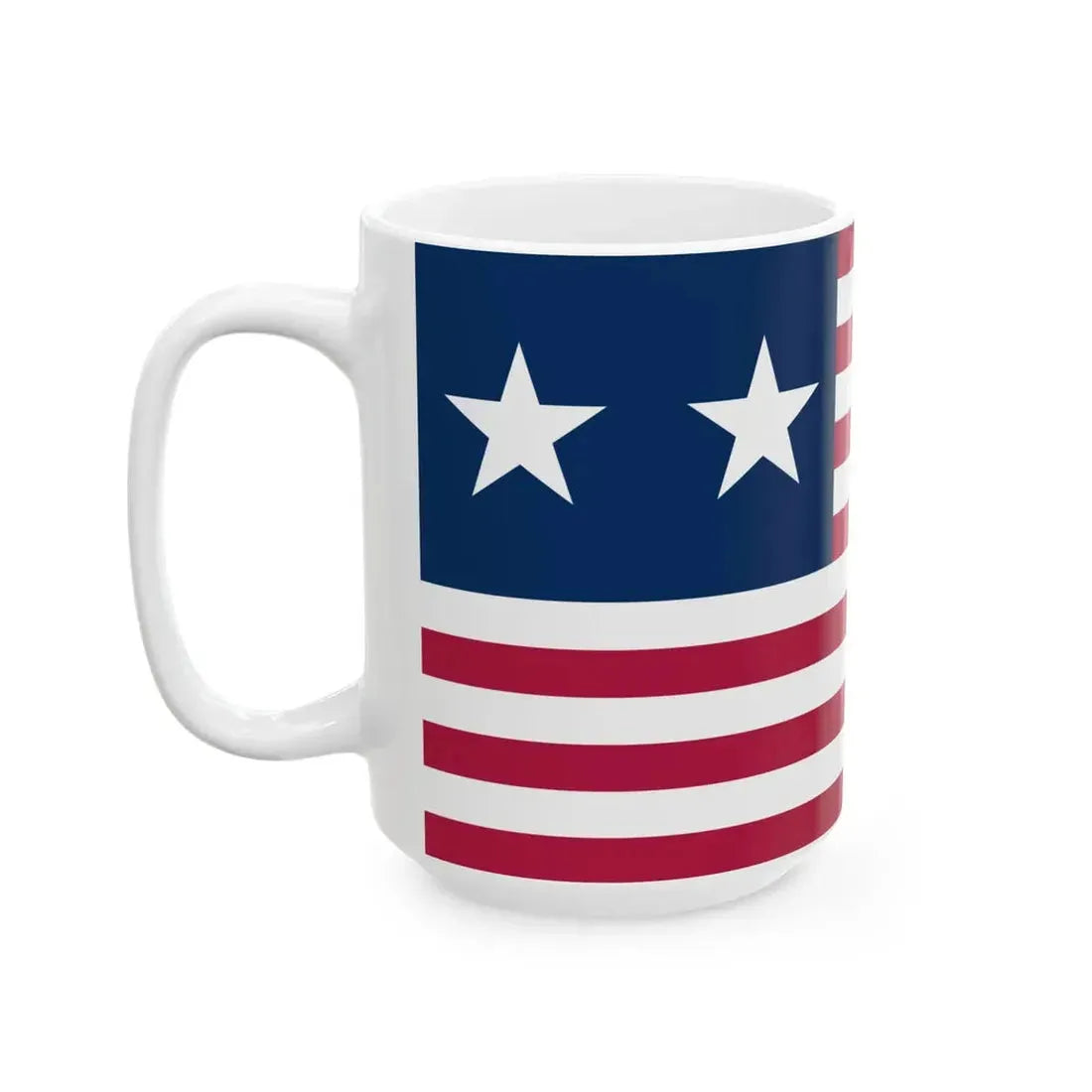 Flag of the Western Forces (United States) White Coffee Mug - Go Mug Yourself