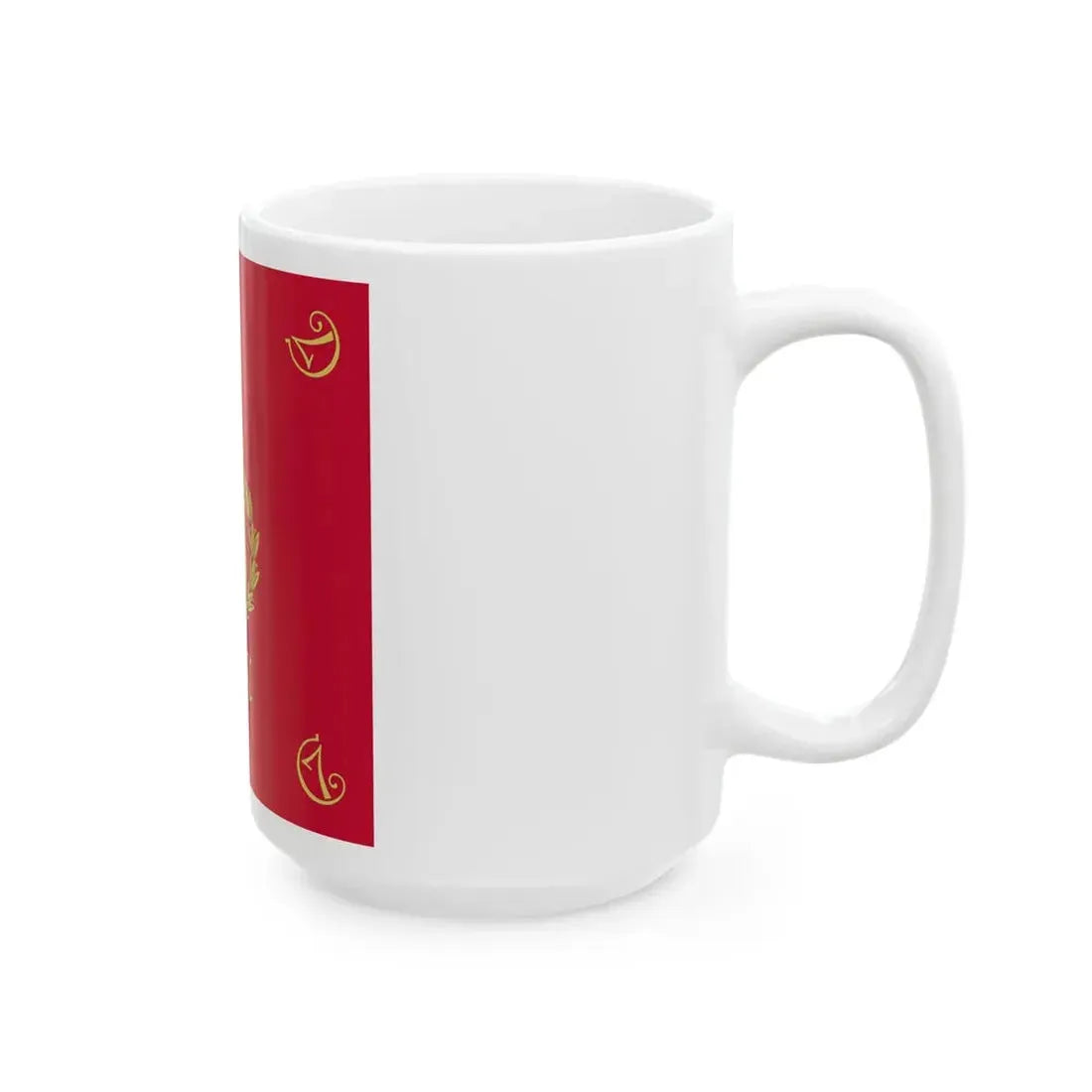 Flag of the Western Regional Command (Denmark) White Coffee Mug - Go Mug Yourself