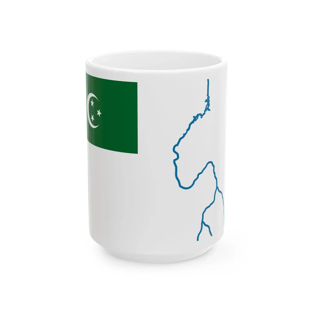 Flag of the White Flag League (Egypt) White Coffee Mug 15oz - Go Mug Yourself