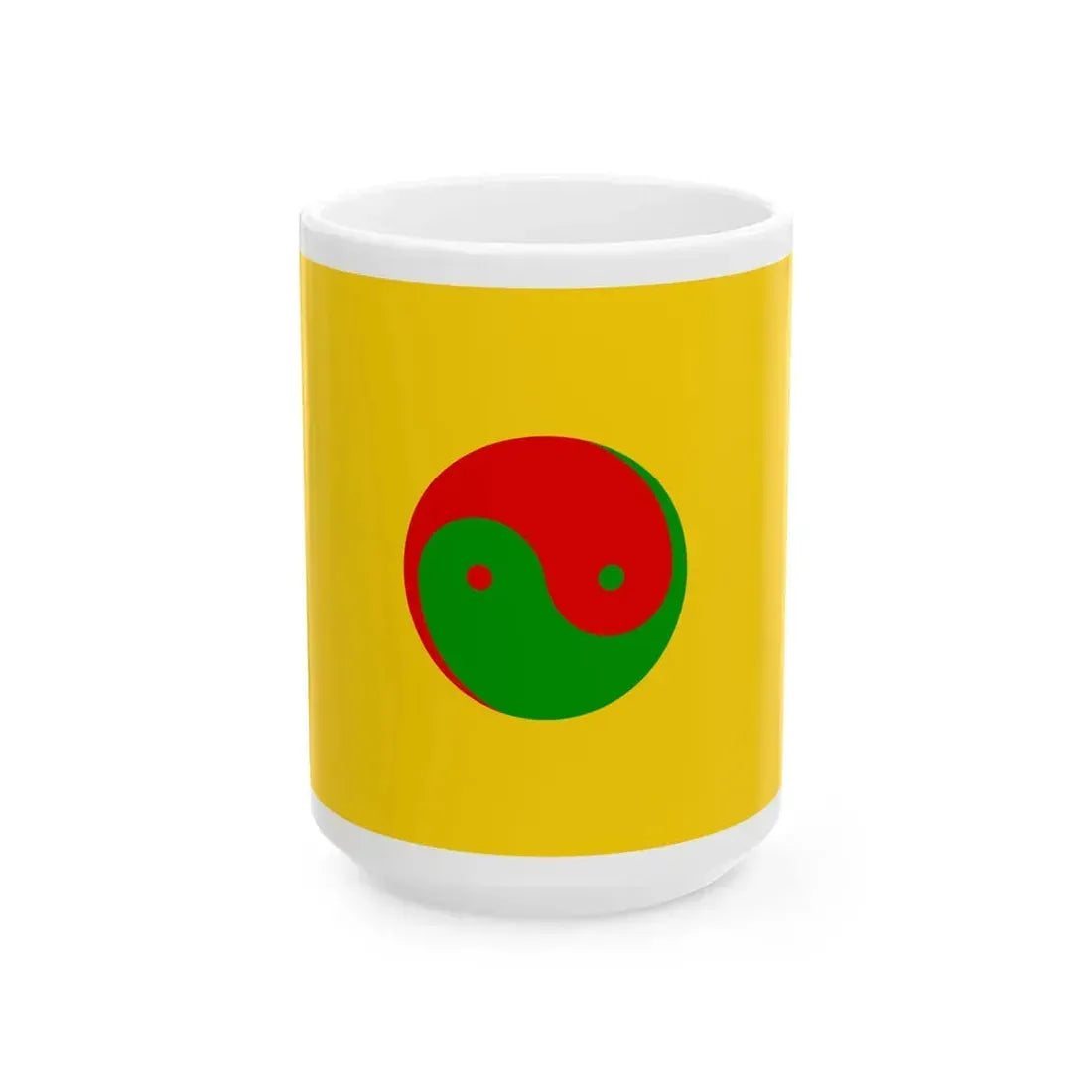 Flag of the Xinminhui 1938-1940 (China) White Coffee Mug 15oz - Go Mug Yourself