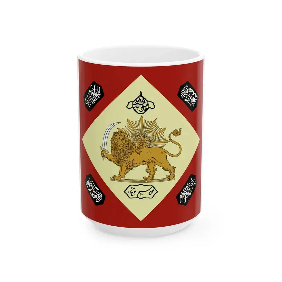 Flag of the Yerevan Khanate (Armenia) White Coffee Mug 15oz - Go Mug Yourself