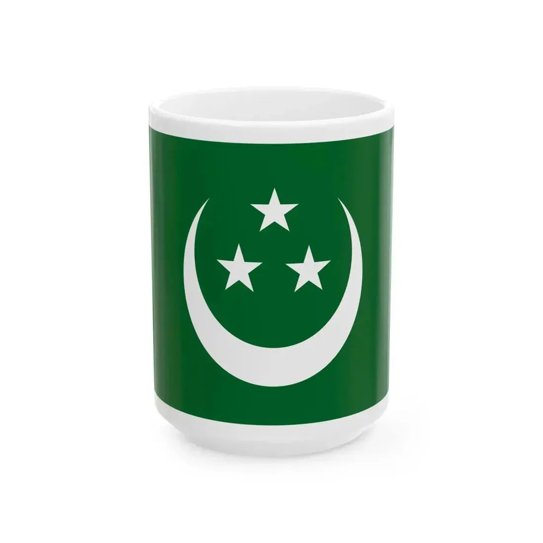Flag of the Young Egypt Party (Egypt) White Coffee Mug 15oz - Go Mug Yourself