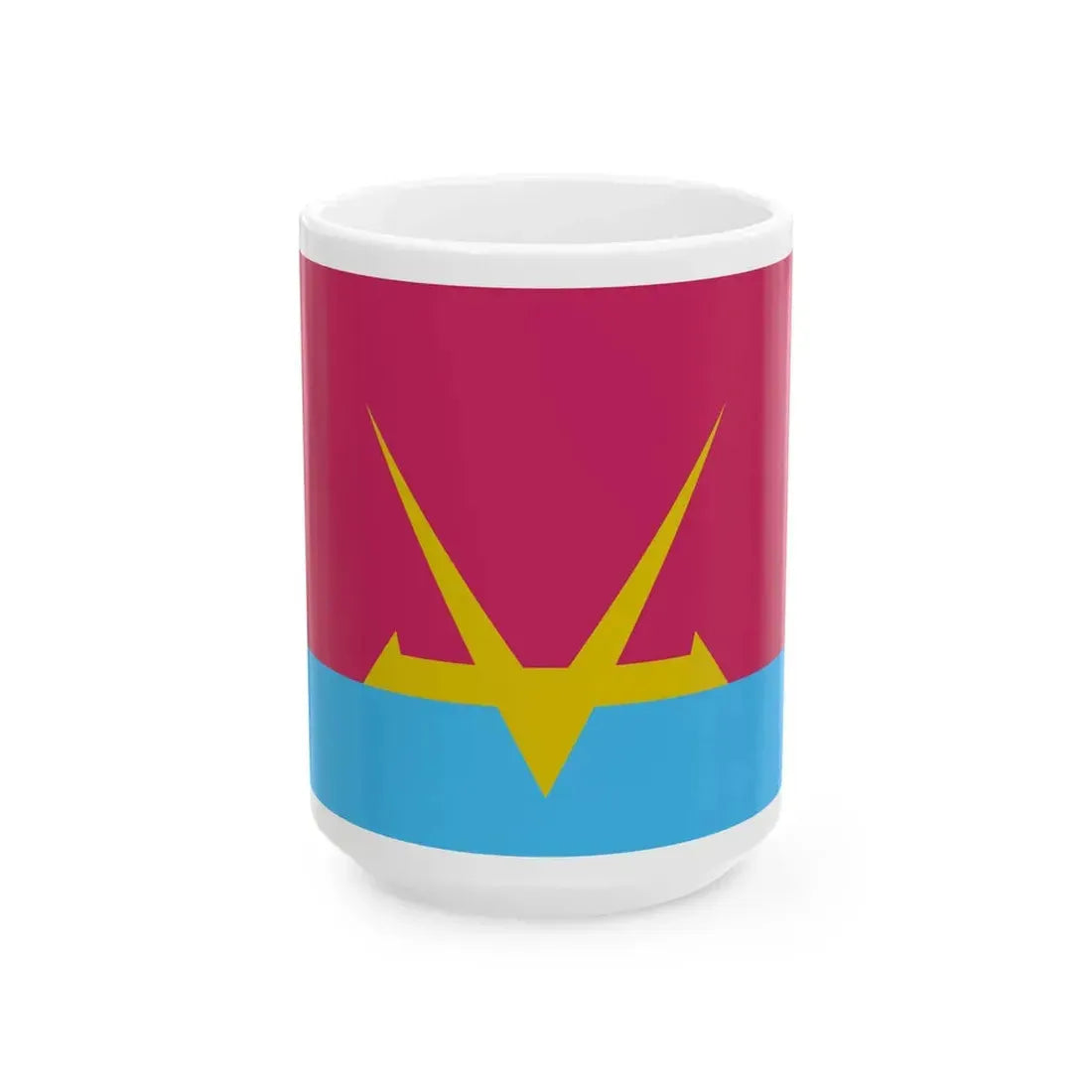 Flag of the Young Hebrews (Israel) White Coffee Mug 15oz - Go Mug Yourself